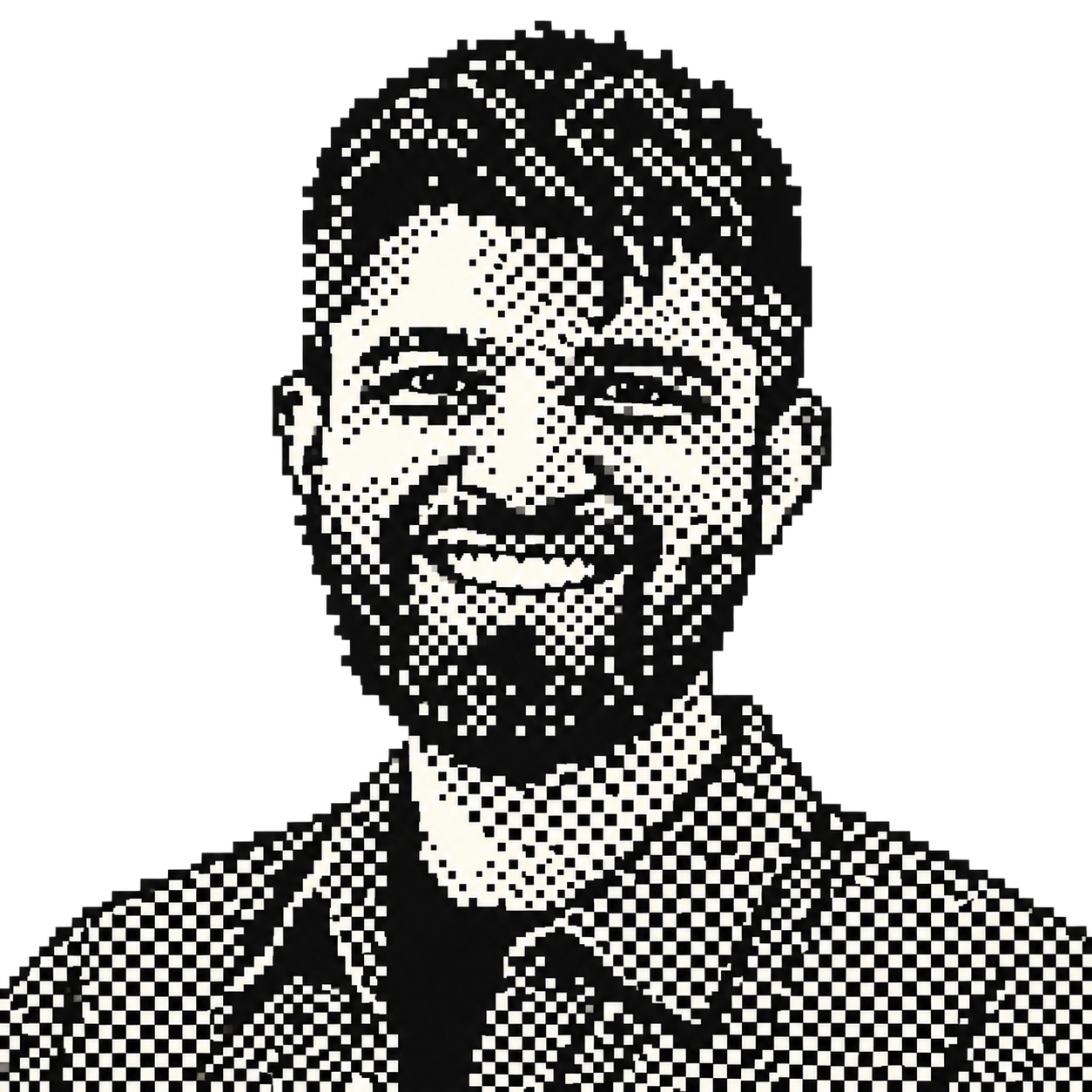 Dithered portrait of Wellington Monteiro